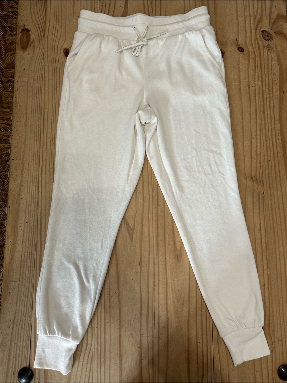 Danskin Women’s Cream Drawstring Joggers